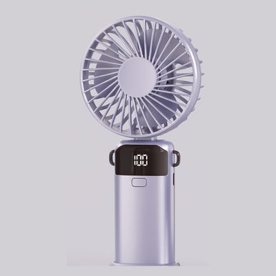 Portable USB handheld fan (light purple)
